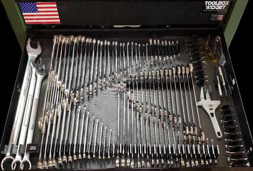 Wrench Organizer, 76 Piece