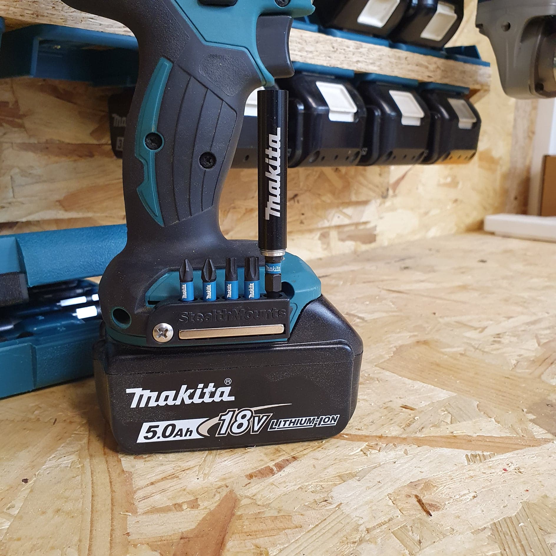 StealthMounts Magnetic Bit Holder for Makita LXT CXT and XGT