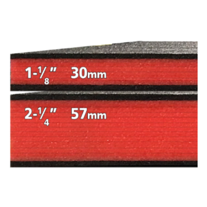 Kaizen Foam 24" x 48" - Black/Red