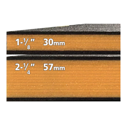 Kaizen Foam 24" x 48" - Black/Yellow