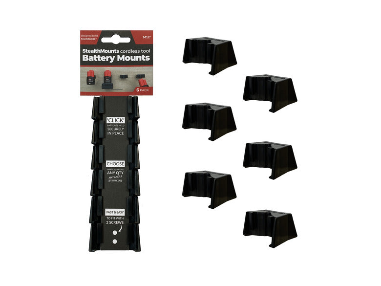 Milwaukee M12 Battery Holders