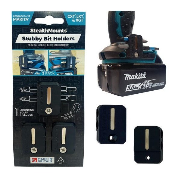 Stubby Magnetic Bit Holder for Makita CXT, LXT & XGT Tools