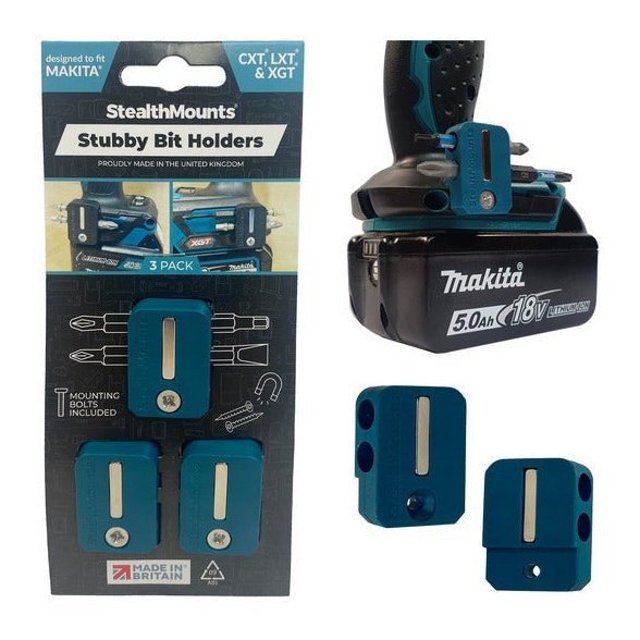 Stubby Magnetic Bit Holder for Makita CXT, LXT & XGT Tools
