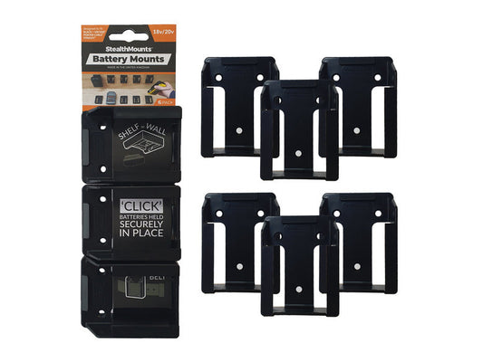 Stanley, Black & Decker and Porter Cable Battery Holders