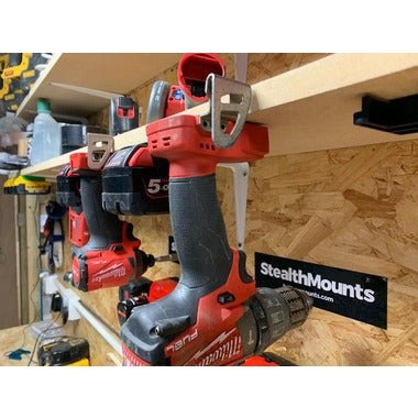 Milwaukee cordless tool discount holder wall mount